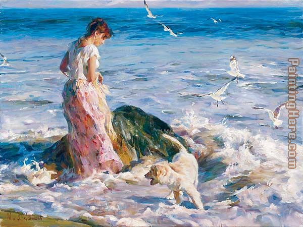 Moments in the Sun painting - Garmash Moments in the Sun art painting